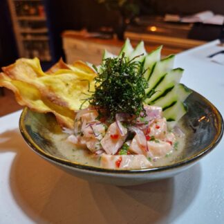 Ceviche de Peixe Branco ou Salmão / White Fish or Salmon Ceviche